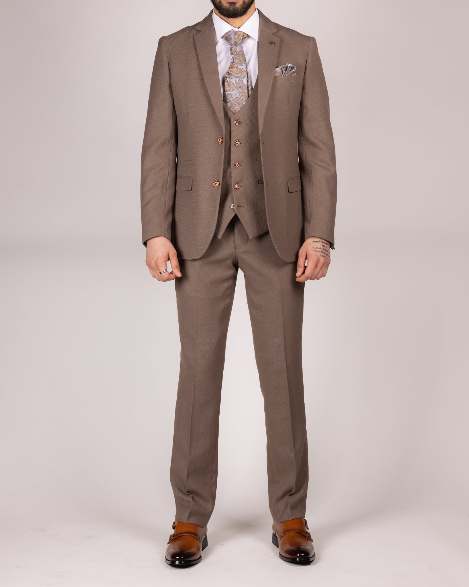 HM5 - Tan Tailored Trousers