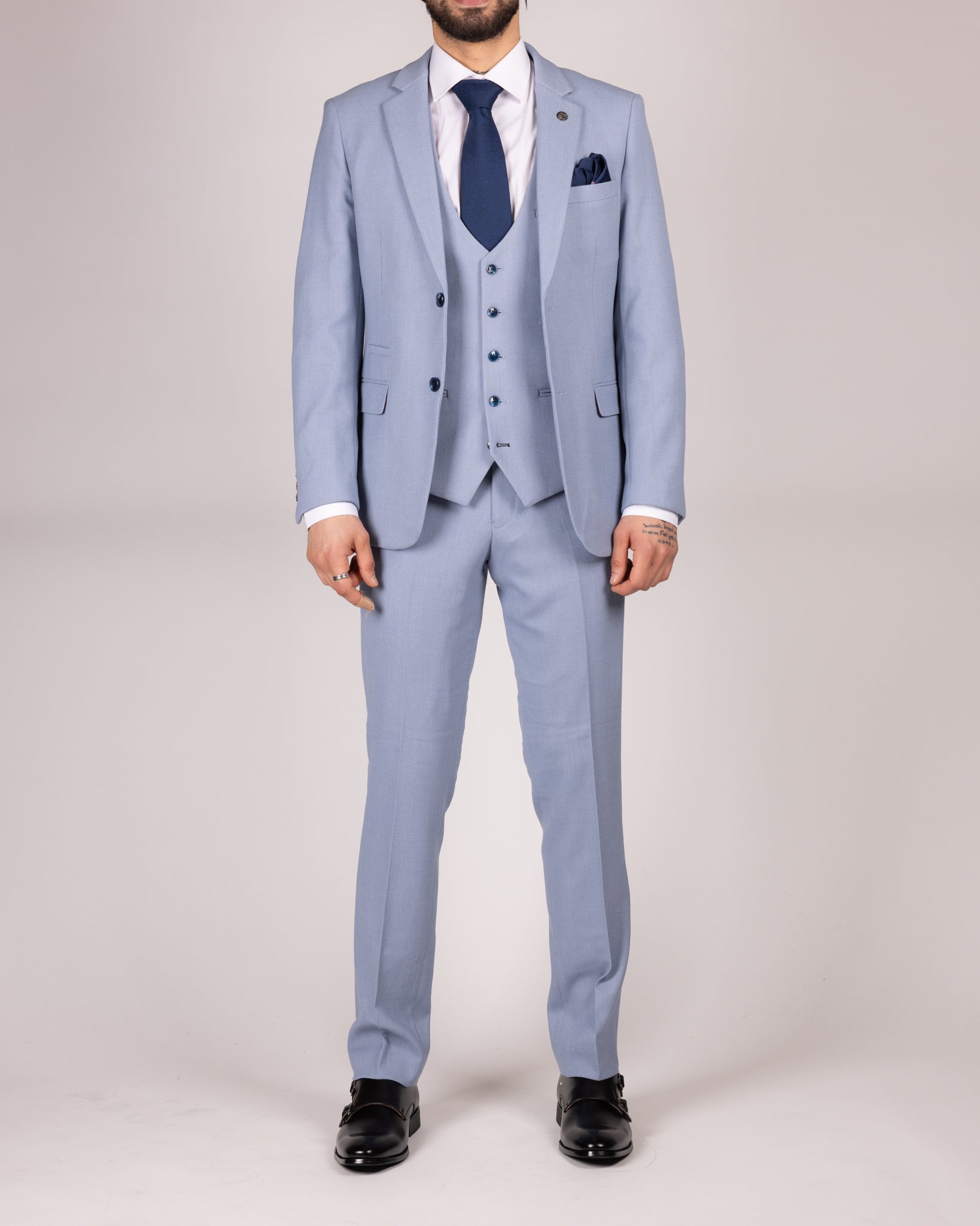 HM5 - Sky Blue Tailored Trousers