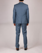 Finley - Teal Blue Tailored Trousers