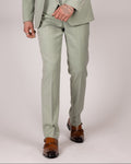 Finley - Moss Green Tailored Trousers
