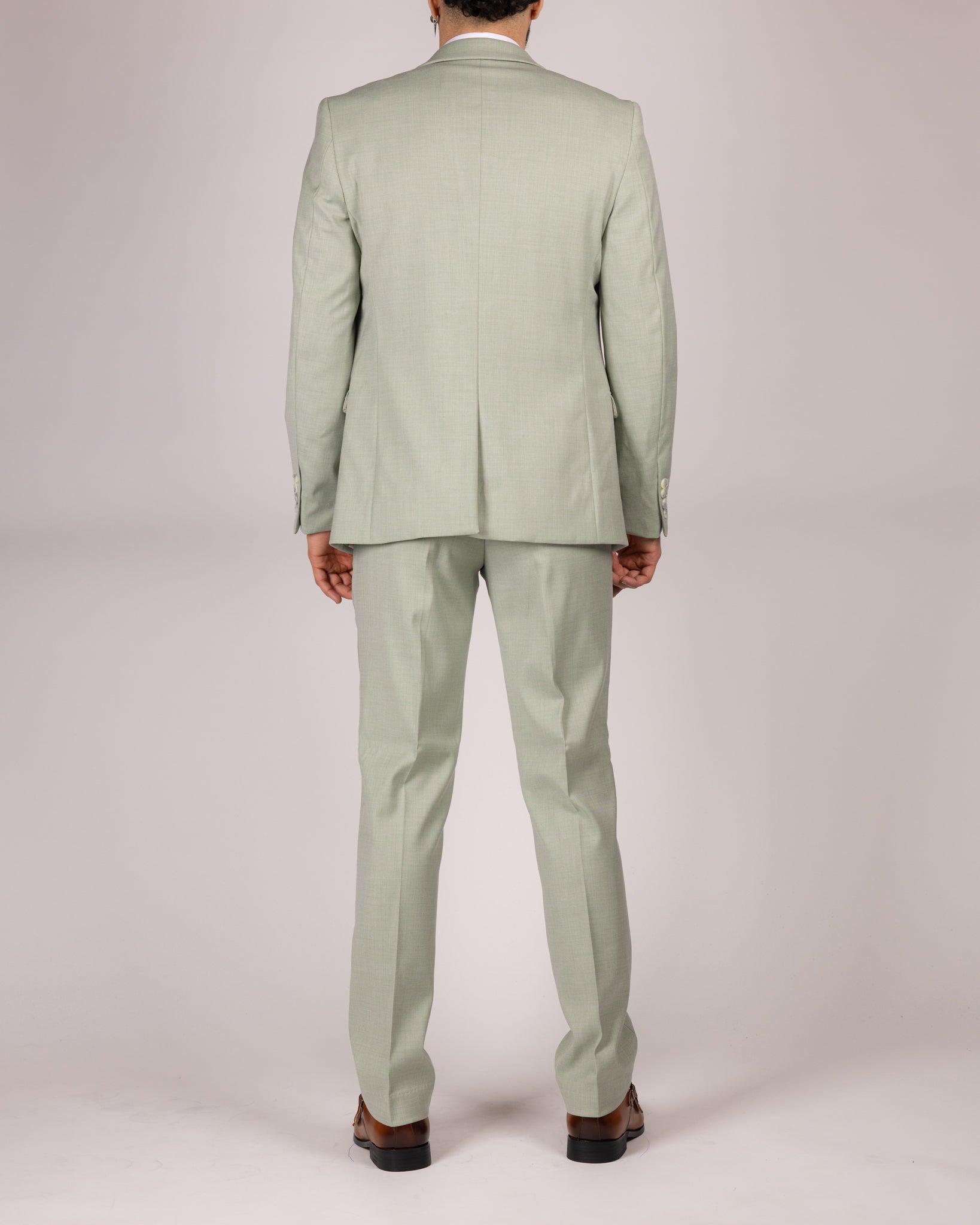 Finley - Moss Green Tailored Trousers