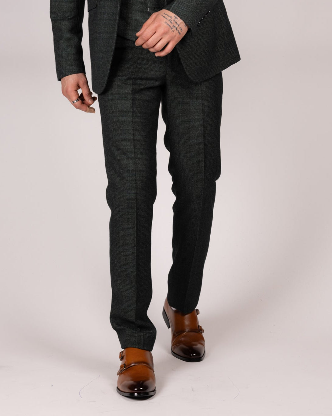 Caridi - Olive Slim Fit Trousers