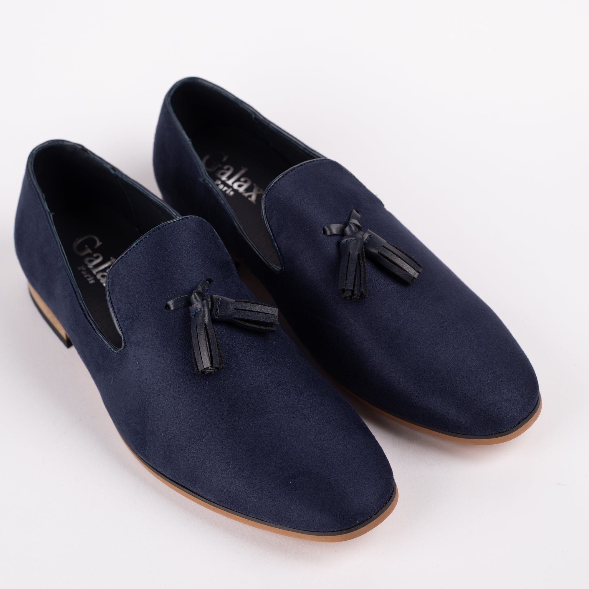 Suede Slip On Tassel Detail Loafer