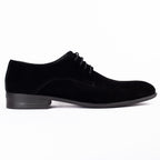 Black Suede Oxford Shoes