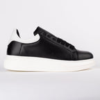 Black & White Chunky Sole Trainer