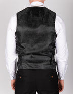 Max - Black Single Breasted Waistcoat