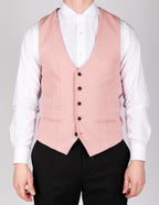 Kelvin - Pink Single Breasted Waistcoat