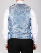Kelvin - Sky Blue Single Breasted Waistcoat