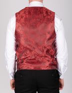 Kelvin - Wine Single Breasted Waistcoat
