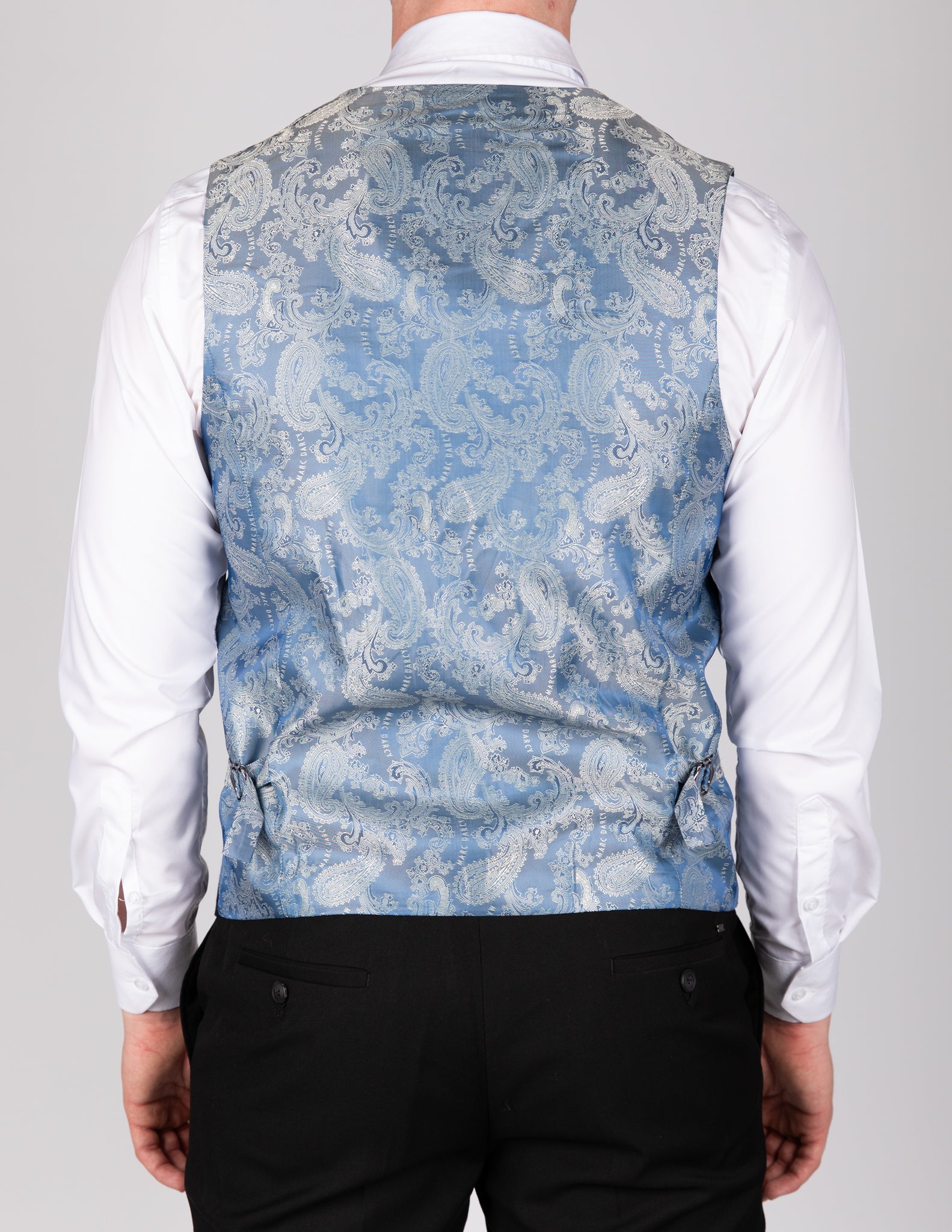 Kelvin - Navy Double Breasted Waistcoat
