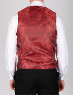 Kelvin - Wine Double Breasted Waistcoat