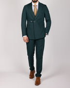Milano Green Single-Breasted Buckle Suit