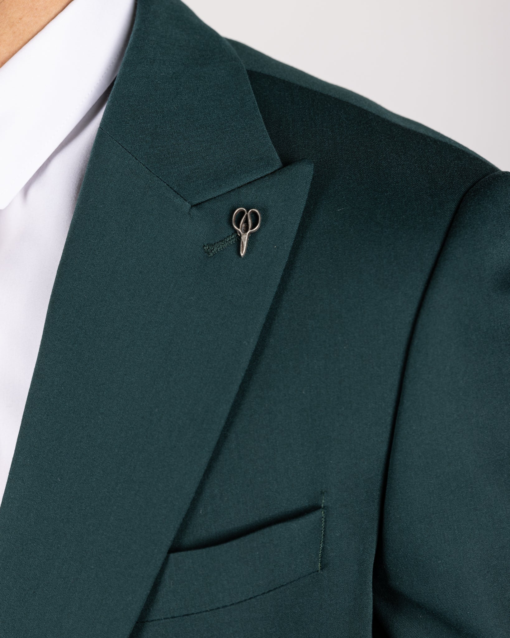 Milano Green Single-Breasted Buckle Suit