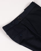Milano Navy Single-Breasted Buckle Suit