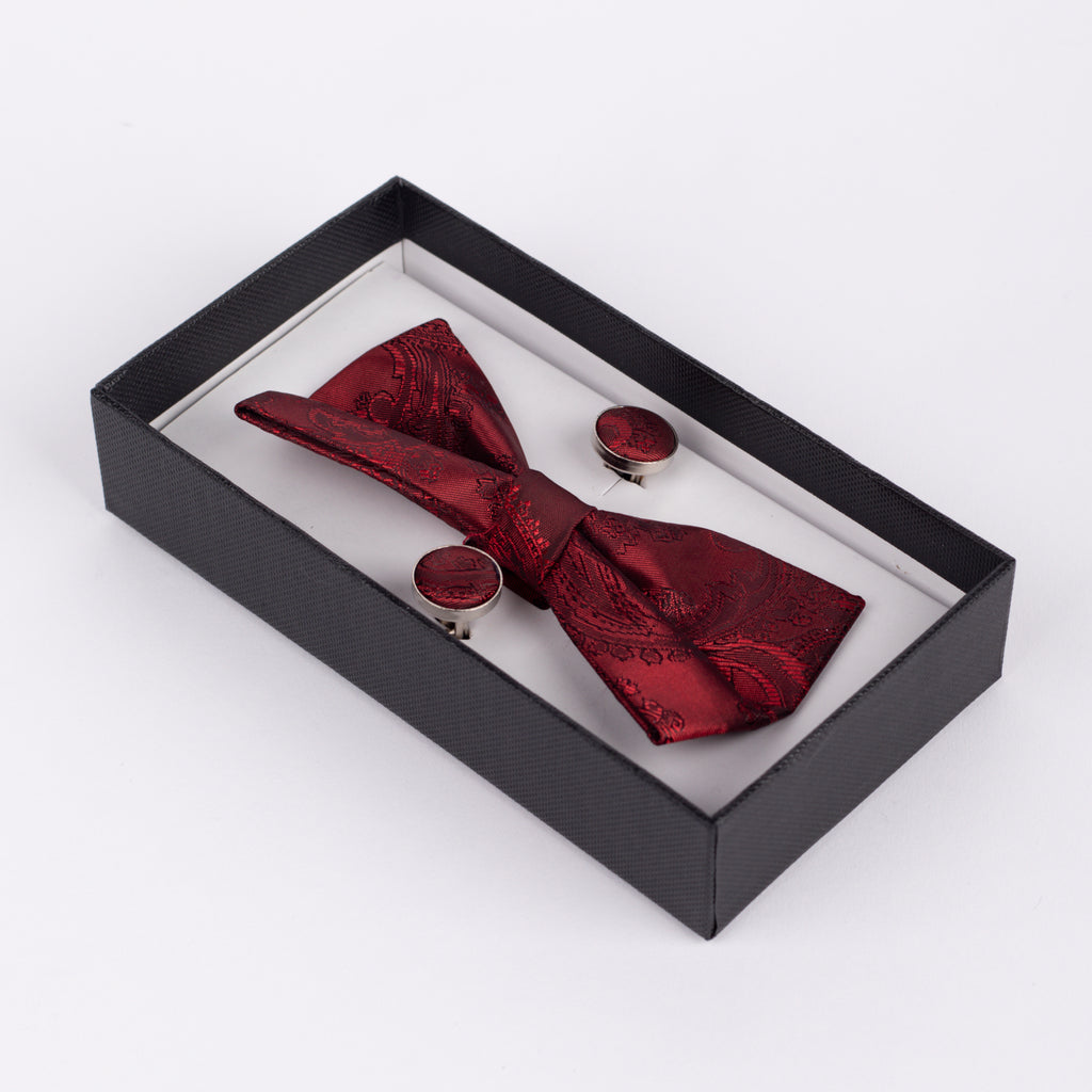 MD Paisley - Bow Tie & Pocket Square Set