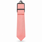MC Diagonal Striped - Tie & Pocket Square Set in Pink