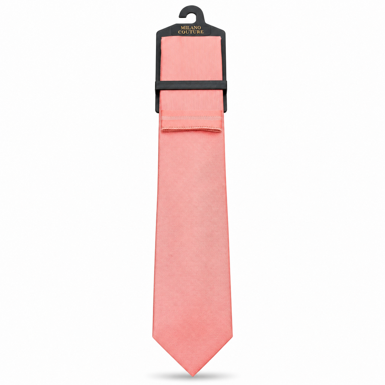 MC Diagonal Striped - Tie & Pocket Square Set in Pink