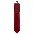 MC Diagonal Striped - Tie & Pocket Square Set in Red
