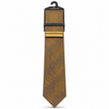 MC Houndstooth - Tie & Pocket Square Set in Gold