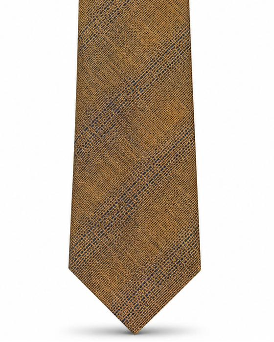MC Houndstooth - Tie & Pocket Square Set in Gold