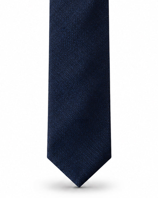 MC Houndstooth - Tie & Pocket Square Set in Navy