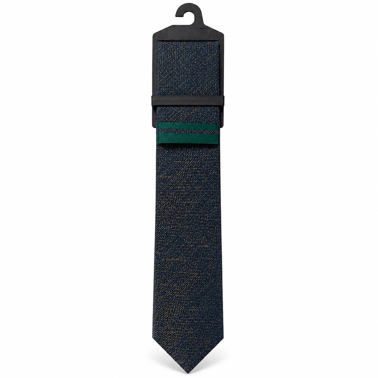 MC Houndstooth - Tie & Pocket Square Set in Navy & Green