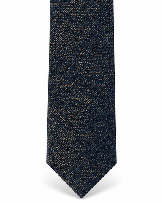 MC Houndstooth - Tie & Pocket Square Set in Navy & Green