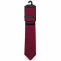 MC Houndstooth - Tie & Pocket Square Set in Red & Navy