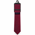 MC Houndstooth - Tie & Pocket Square Set in Red & Navy