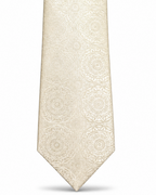 MC Mandala - Tie & Pocket Square Set in Stone