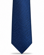 MC Mini Paisley - Tie & Pocket Square Set in Navy