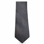 MC Ornate Pattern - Brown Tie & Pocket Square Set