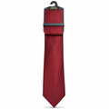 MC Satin - Tie & Pocket Square Set in Wine