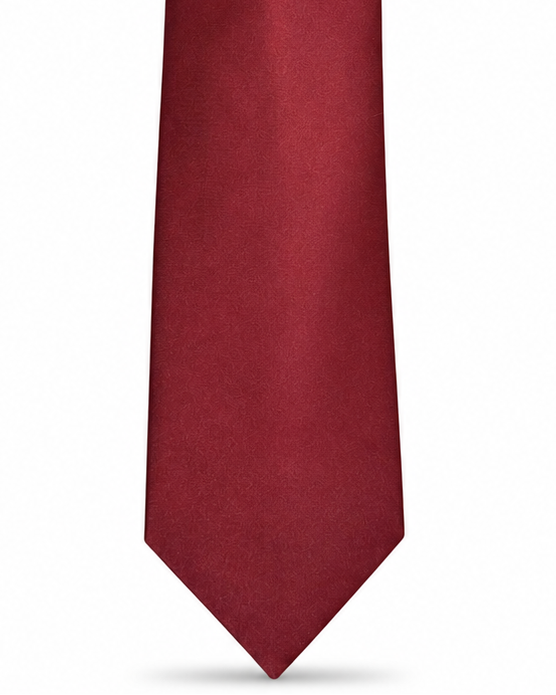 MC Satin - Tie & Pocket Square Set in Wine