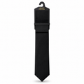 MC Satin - Tie & Pocket Square Set in Black