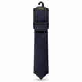 MC Satin - Tie & Pocket Square Set in Navy