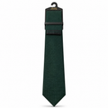MC Textured - Tie & Pocket Square Set in Dark Green