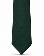 MC Textured - Tie & Pocket Square Set in Dark Green