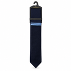MC Textured - Tie & Pocket Square Set in Navy