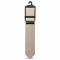 MC Textured - Tie & Pocket Square Set in Stone