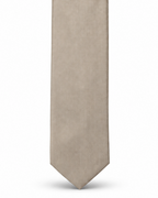 MC Textured - Tie & Pocket Square Set in Stone