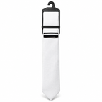 MC Textured - Tie & Pocket Square Set in White