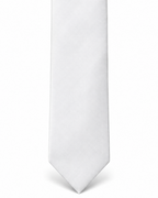 MC Textured - Tie & Pocket Square Set in White