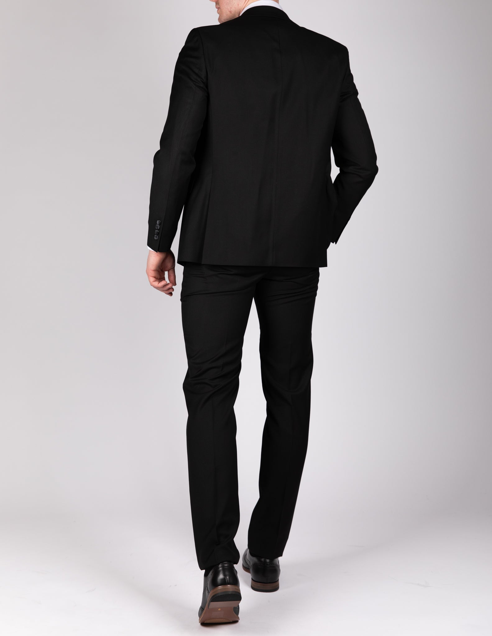 Milano Classic Black Three Piece Suit