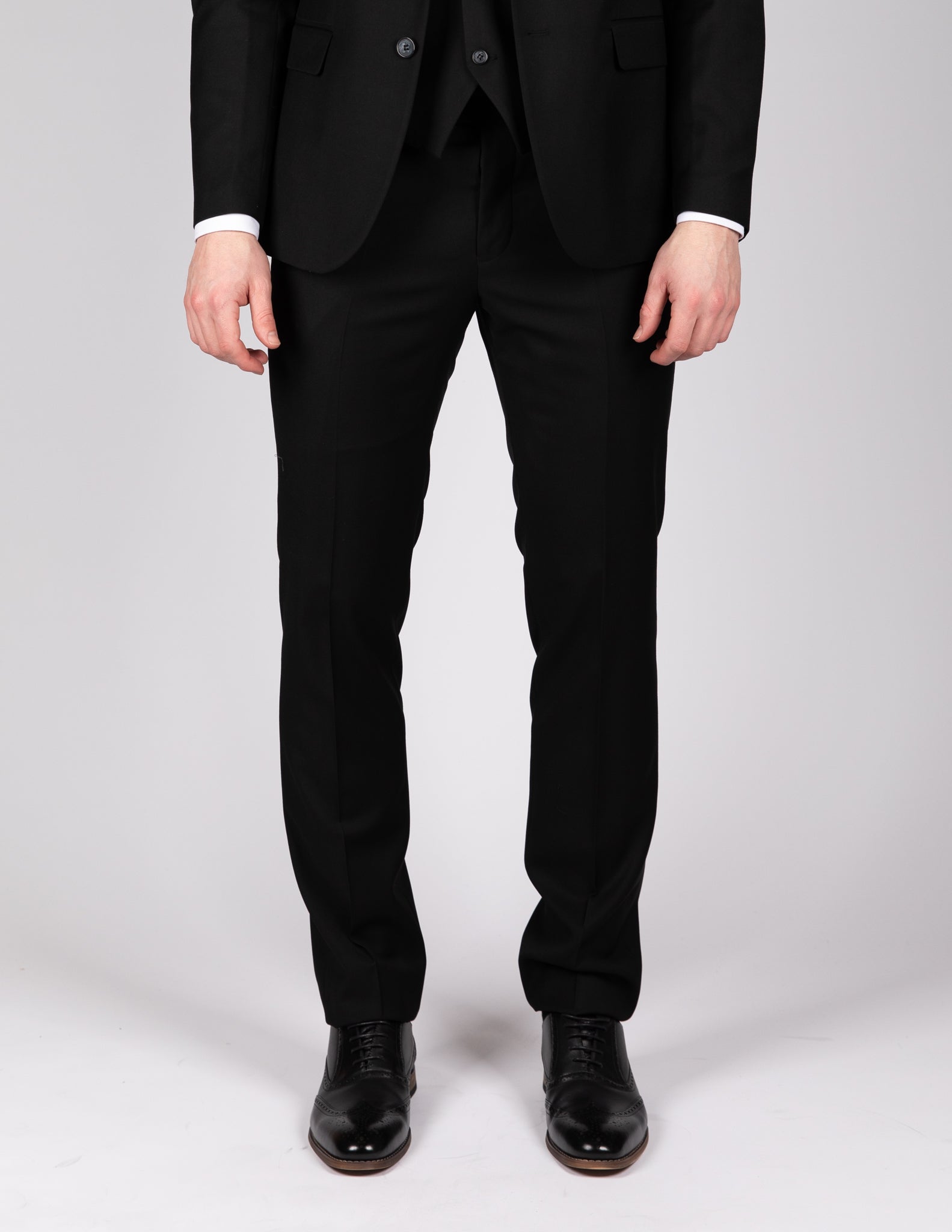 Milano Classic Black Three Piece Suit