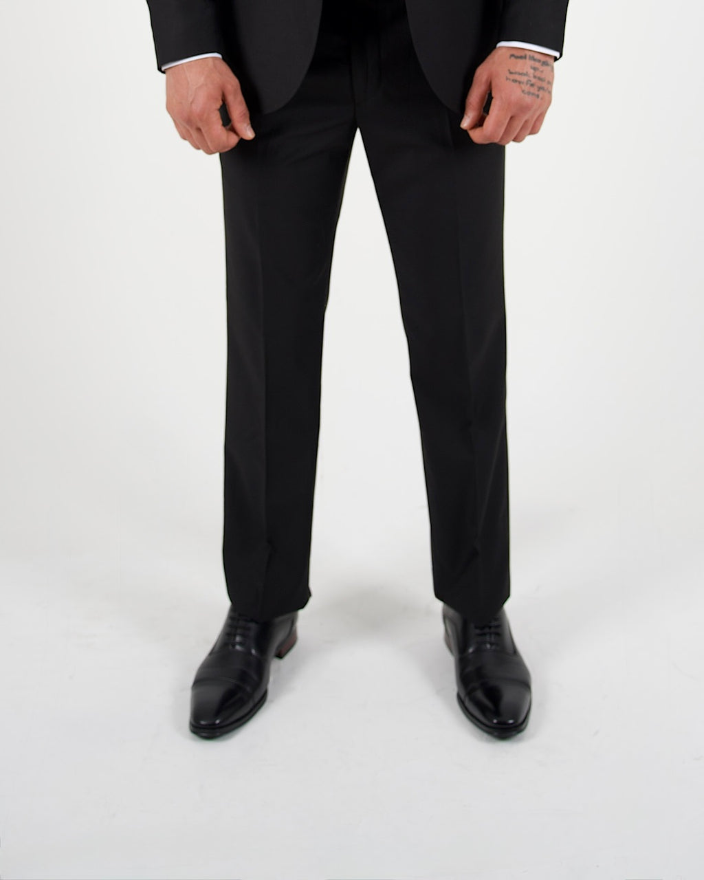 Milano Luxe Black Three Piece Suit