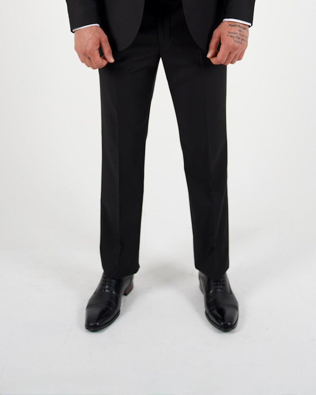 Milano Luxe Black Three Piece Suit