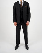 Milano Luxe Black Three Piece Suit