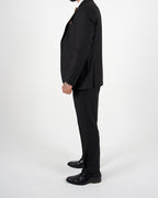 Milano Luxe Black Three Piece Suit