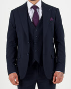 Milano Luxe Navy Three Piece Suit